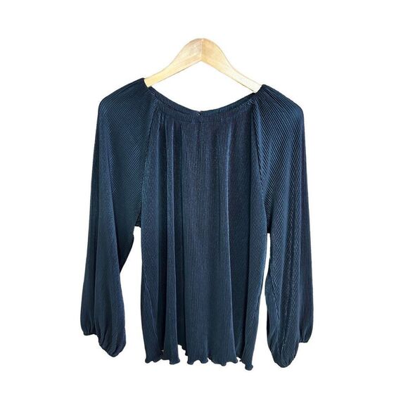 Ann Taylor Large (L) Black Silky NWT Blouse - Picture 1 of 5